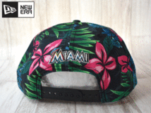 ★未使用品★NEW ERA ニューエラ MLB MIAMI MARLINS マーリンズ 9FIFTY フリーサイズ キャップ 帽子 USモデル A133_画像5