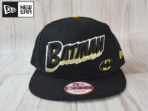 ★未使用品★NEW ERA ニューエラ DC COMICS BATMAN バットマン 9FIFTY フリーサイズ キャップ 帽子 USモデル A199_画像2