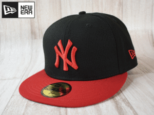 ★未使用品★NEW ERA ニューエラ NY YANKEES ニューヨーク ヤンキース 59FIFTY 7-1/4 57.7cm フラットバイザー キャップ 帽子 A854