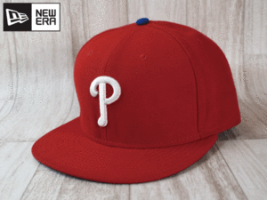 ★未使用品★NEW ERA ニューエラ MLB PHILADELPHIA PHILLIES フィリーズ 59FIFTY 7-1/2 59.6cm キャップ 帽子 デッドストック A178