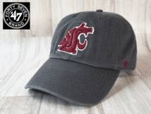 ★未使用品★47 BRAND 47ブランド USカレッジ WASHINGTON STATE COUGARS クーガース MEDIUM 58cm キャップ 帽子 USモデル J181_画像1