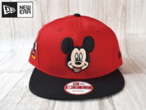 ★未使用品★NEW ERA ニューエラ DISNEY ディズニー MICKEY MOUSE ミッキーマウス 9 FIFTY フリーサイズ キャップ 帽子 USモデル J182_画像2