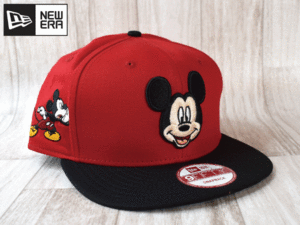 ★未使用品★NEW ERA ニューエラ DISNEY ディズニー MICKEY MOUSE ミッキーマウス 9 FIFTY フリーサイズ キャップ 帽子 USモデル J182