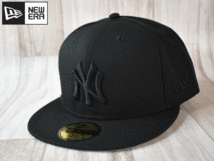 ★未使用品★NEW ERA ニューエラ NY YANKEES ニューヨーク ヤンキース 59FIFTY 7-1/2 59.6cm フラットバイザー キャップ 帽子 USモデル J75_画像1