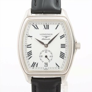 ■ 1円 ～ 中古 参定15.9万■ LONGINES ロンジン ■ グランドクラシック スモールセコンド 自動巻き L4.682.4 ■ トノー ホワイト メンズ