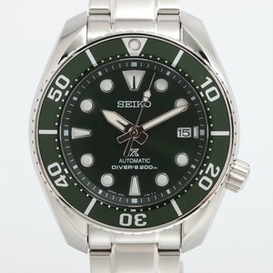 ■ 1円 ～ 正規 中古 美品 参定10.4万■ セイコー SEIKO ■ プロスペックス ダイバー スキューバ SBDC081 ■ 自動巻き ダイバーズ グリーン