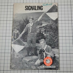 BF160 ボーイスカウト BSA 信号 冊子 BOY SCOUTS OF AMERICA SIGNALING