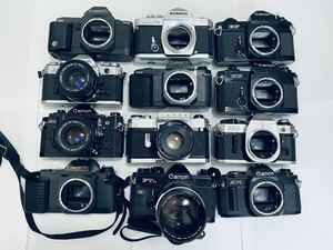 ★訳あり大特価★キャノン Canon AE-1/AE-1 PROGRAM/A-1/EF/FTb/FT/AV-1★12個まとめ売り★#052#022#m068