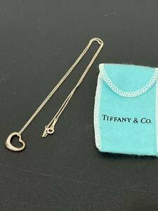 TIFFANY&Co ティファニー エルサペレッティ オープンハート ネックレス アクセサリー シルバー925