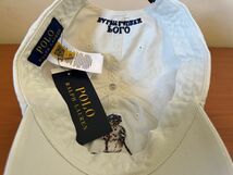 新品 Polo Ralph Lauren ラルフローレン　ベア柄　帽子　白_画像3