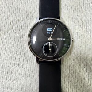 Withings ハイブリッド スマートウォッチ Steel HR 36mm ブラック