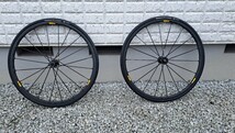 クリンチャー MAVIC 前後ホイール キシリウムSLR エグザリット11s　リアトラコンプ　中古_画像2