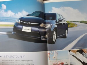  Toyota Corolla Fielder 2013/01 automobile catalog accessory catalog attaching 