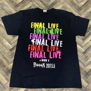 ヤM463 レア アイドルT PiiiiiiiN 半袖トップス Tシャツ ブラック M メンズ