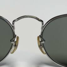 新品同様品◆B&L Vintage Ray-Ban USA ボシュロム社製 ヴィンテージ レイバン 希少レンズ搭載 フルミラー ラウンドメタル W2460 サングラス_画像4