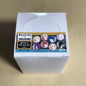 チェンソーマン TOWER RECORDS タワレコ タワーレコード マンガ展 缶バッジコレクション vol.1 新品BOX 早川アキ デンジ パワー 天使の悪魔