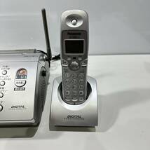 Panasonic FAX 電話機 親機 子機 通信ケーブル付きパナソニック KX-PW505DL_画像3