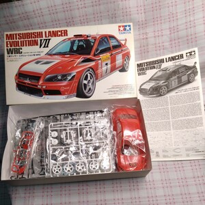 タミヤ 1/24三菱ランサーWRC プラモデル スポーツカーシリーズNo.257 ランサーエボリューションVII/MITSUBISHI LANCER EVOLUTION Ⅶ WRC