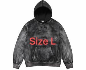 Supreme x MM6 Maison Margiela Foil Box Logo Hooded Sweatshirt 