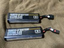 １円 売切 タミヤ Li-Fe LF2200-6.6v リフェバッテリー １本ジャンク TAMIYA RC ラジコン TRF TT02 TB05 TA08 420X XV02 M08 M07 BB-01 BBX_画像1