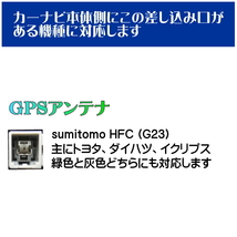 イクリプス ケンウッド トヨタ ダイハツ 対応 GPS アンテナ アースプレート sumitomo HFC G23_画像5