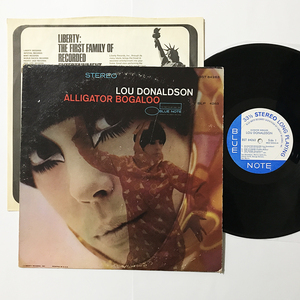 US ORIG LP■Lou Donaldson■Alligator Boogaloo■Blue Note VANGELDER刻印 スリーヴ付 アメリカ盤 オリジナル ステレオ【試聴できます】