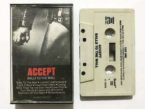 ■カセットテープ■アクセプト Accept『Balls To The Wall』■同梱8本まで送料185円