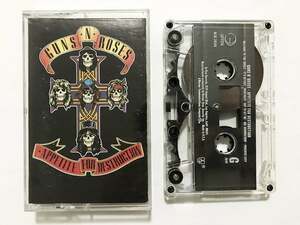 ■カセットテープ■ガンズ・アンド・ローゼズ Guns N' Roses『Appetite For Destruction』1stアルバム■同梱8本まで送料185円