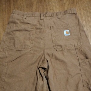 CARHARTT　カーハート　ペインターパンツ　ワークパンツ　W32 ブラウン　MADE IN　MEXICO　薄手　古着