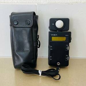  operation not yet verification present condition goods MINOLTA Minolta FLASH METER III i16237 60 size shipping 