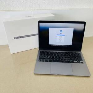 美品　MacBook Air 　13-inch 　2020　 1.1GHz 　デュアルコア Core i3 　8GB　 SSD　256GB　 MWTJ2J/A i17589　80サイズ発送