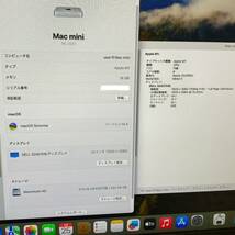 美品　Apple Mac mini　 M1 　2020 8C CPU/8C GPU 16GB SSD　512GB 　箱あり　 i17703　80サイズ発送_画像2