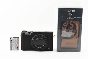 美品＊FUJIFILM 富士フィルム フジフイルム XQ1 ブラック / BLC-XQ1 ブラウン 未使用ケース付