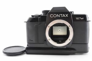 完動品＊CONTAX 167MT ボディー BATTERY HOLDER P5 付 コンタックス バッテリーホルダー・ボディキャップ付