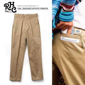 【名作】ロンハーマン RHC & THE HEARTBREAKERS BEDWIN × DICKIES 10L コラボ ワークパンツ S RonHerman California