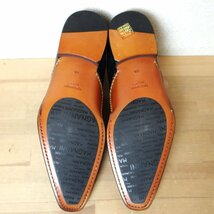 ◆ごえん堂◆未使用品◆MAGNANNI/マグナーニ 40◆靴 ドレスシューズ ビジネスシューズ 黒 箱・保管袋付 本革 レザー 男性用◆8_画像6