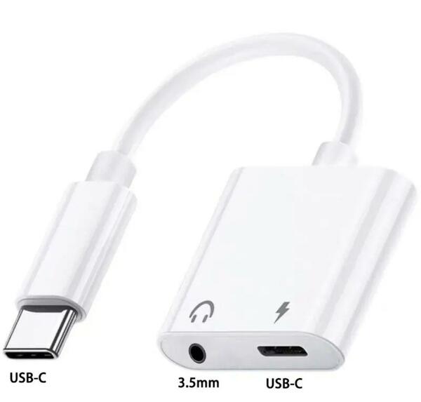 2 in 1タイプC~3.5mmタイプC otgアダプター