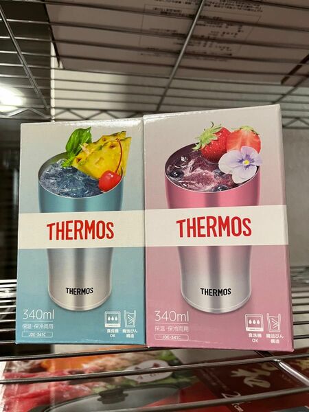 THERMOS サーモス 真空断熱タンブラー　ピンク　ブルー