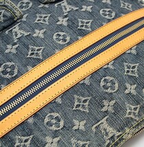 ルイヴィトン LOUIS VUITTON バギーGM ショルダーバッグ モノグラムデニム ブルー M95048 替えストラップ付 【64141】_画像4