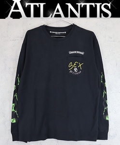 CHROME HEARTS 銀座店 クロムハーツ SEX RECORDS ロングスリーブ 黒 size:XL 93129