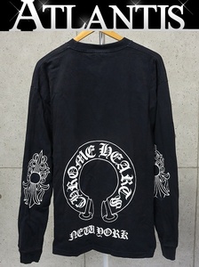 CHROME HEARTS 銀座店 クロムハーツ ホースシュー プリント ロンT 長袖 size:XL 黒 94469