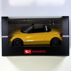 ダイハツ 新型コペン GRスポーツ プルバックカー ミニカー 成約記念品 カラーサンプル 未開封 黄 希少 レア COPEN GR SPORT