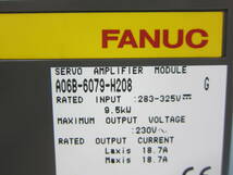 FANUC SERVO AMPLIFIER MODULE A06B-6079-H208_画像3