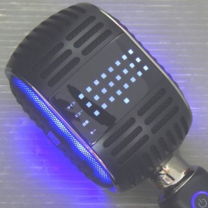 展示美品 ギガストーン スピーカー内蔵 Bluetooth カラオケ マイク KMH-9550B ブラック スマホ向け ボイスチェンジ機能 GIGASTONEの画像8