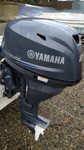 YAMAHA　25馬力　即使用可能　実働　4スト 船外機　Yamaha　