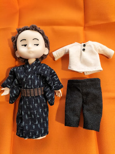 *sale. height 15cm man se rear doll . clothes kimono set CC