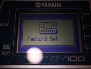 YAMAHA QY100 service completed goods 