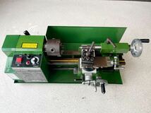 1円 良品 動作品 CHUNG HSIWH 卓上旋盤 METAL CUTTING MINI LATHE CH-250A ミニ旋盤 卓上小型旋盤 切断機 売り切り_画像2