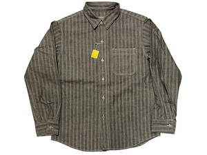 未使用品 L KOJIMA GENES 児島ジーンズ RNB-202HS HERRINGBONE WORK SHIRT ヘリンボーン ワークシャツ