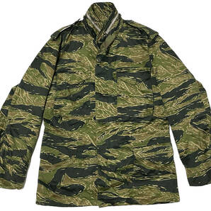 ほぼ新品 M-R THE REAL McCOY'S リアルマッコイズ M-65 FIELDCOAT TIGER CAMOUFLAGE TADPOLE フィールドコート ジャケット タイガーカモの画像1